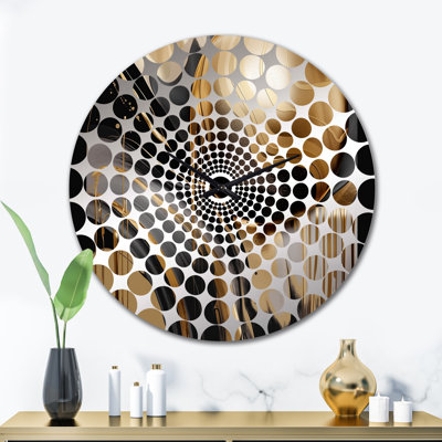 Rayniyah - Abstract Marble Wall Clock