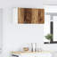 Vidaxl Hanging Cabinet Riga Black Oak And White 40 X 31 X 40 Cm-121218265-121218272