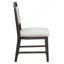 Ensemble de table de salle à manger extensible avec 4 chaises rembourrées et 1 banc, motif brossé rustique pour des sièges polyvalents-557669779