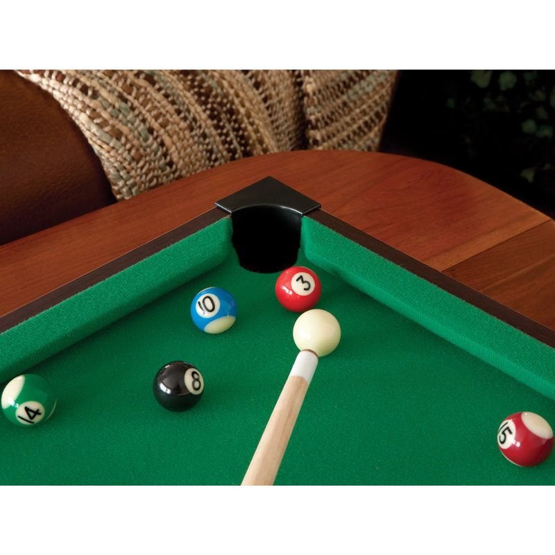 Sinister 20" Black and Green Table Top Mini Billiard Game Set