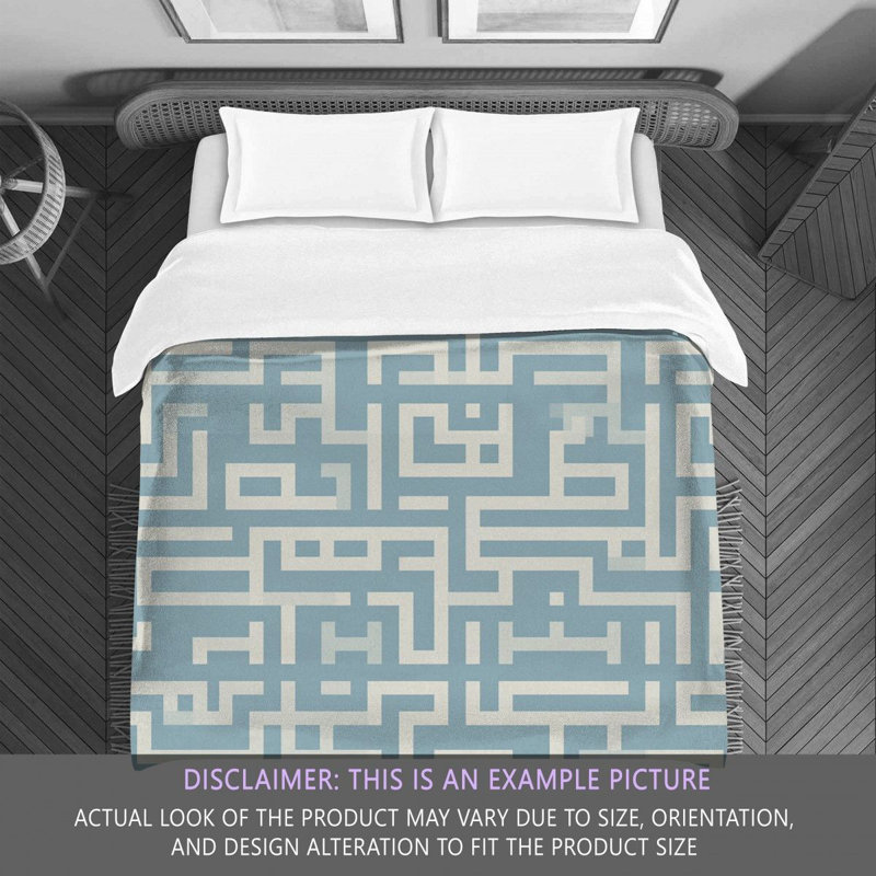 Mandala Comforter, Blue, King Comforter
