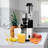 MegaChef 200 W Food Pusher and Non Skid Base 2 Speed Electric Centrifugal Juicer Accessory
