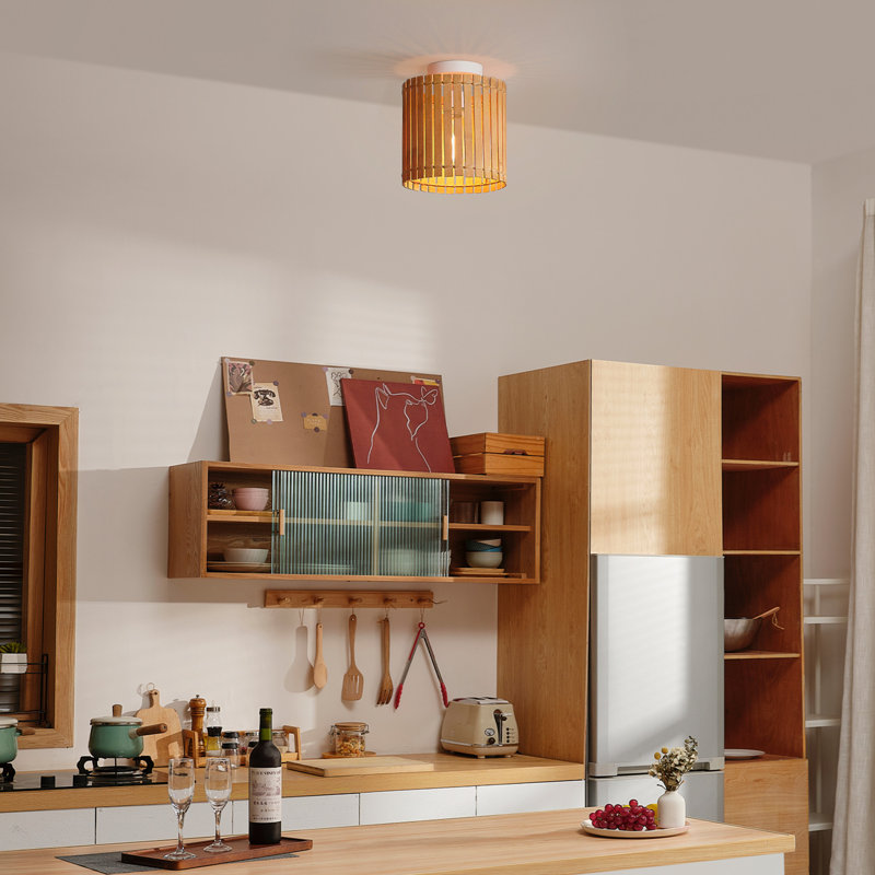 Sobotka Wood Flush Mount