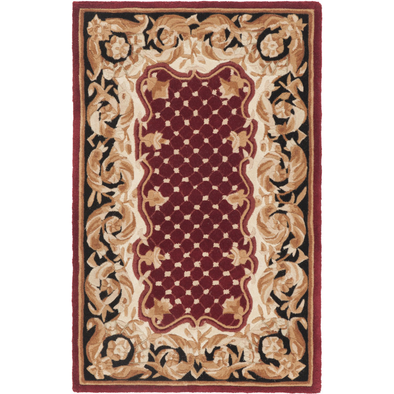 Naples Hand Tufted Wool Pile Oriental Rug, Rectangle 2'6" x 4'
