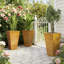 Jardinière classique, ensemble de 3 jardinières d'extérieur
