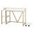 Techni Mobili Industrial Writing Bublava with Sturdy Metal Frame and Ample Workspace, Perfect for Home Office and Study Areas.