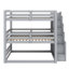 Triple lit superposé avec escalier de rangement-1725173991