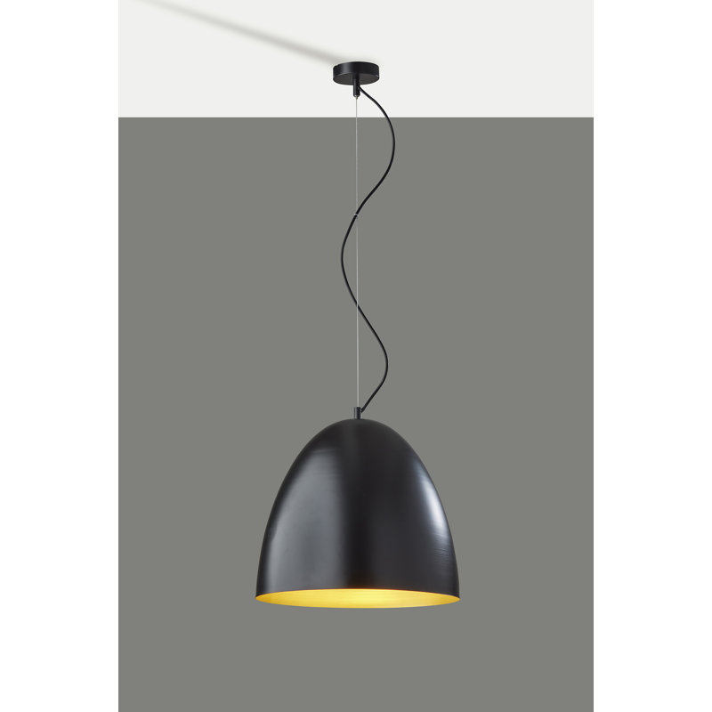 Luminaire suspendu en dome à 1 lumière