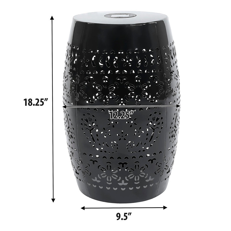 Table d'appoint SOLAR, couleur noire, Noir