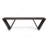 Modern Triangular Design Bench, Mudroom Bench