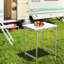 Table de camping pliante de 23 po avec hauteur réglable, table portable légère avec poignée de transport, table de camping pliante pour l'extérieur