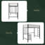 Lit mezzanine avec bureau et tablettes-622648213