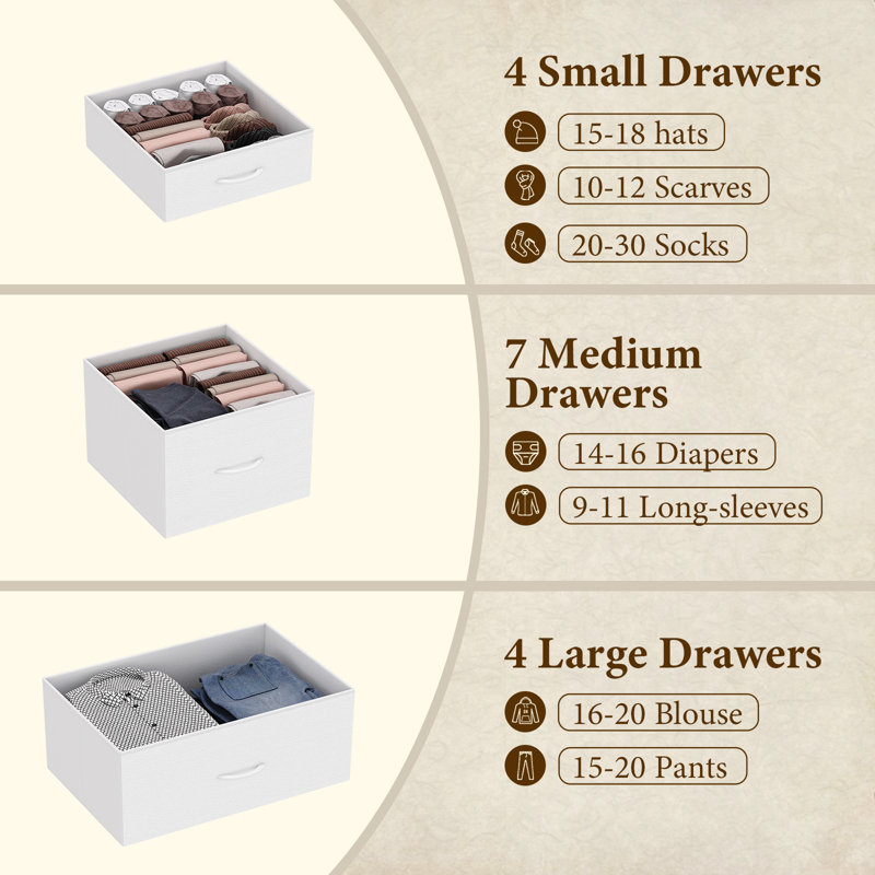 99.06cm W 15 - Drawer Chest of Drawers