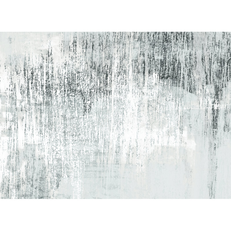 Black Gray And White Abstract - Wrapped Canvas Art Prints, 51cm H x 76cm W x 3.8cm D