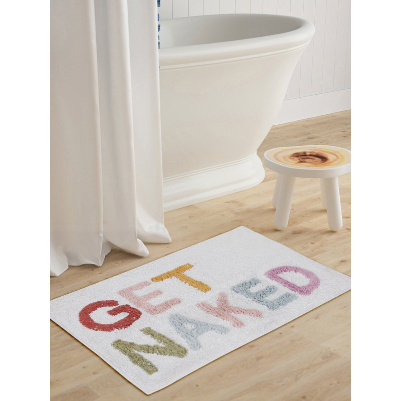 Lehens 100% Cotton Non-Slip Bath Rug
