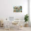 Champ floral avec formes de pétales ronds - peinture-66798072-66798078