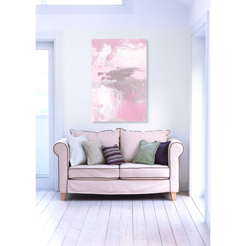 " Oleaje In Raspberry ", 36" H x 24" W