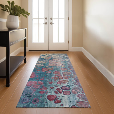 Premium Machine Washable Mayfield AMF1940 Abstract Rug