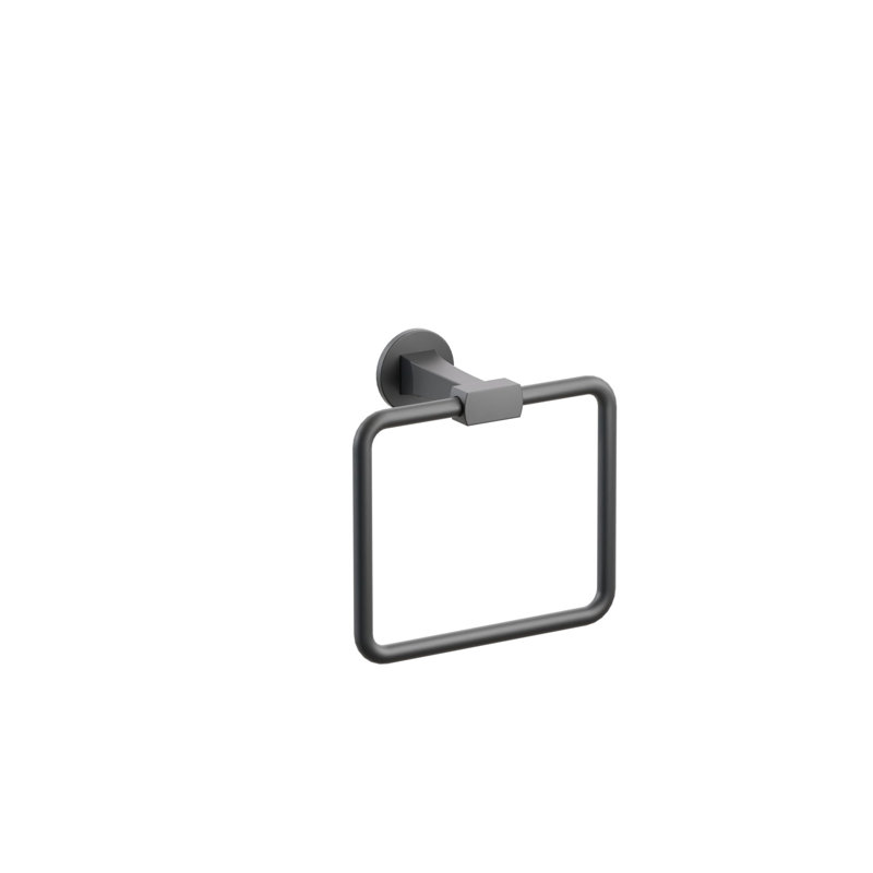Towel Ring, Flat Black