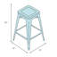 Counter Stool with Metal Frame-1035332176