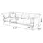 Causeuse-coussin standard en cuir véritable brun-2059812259