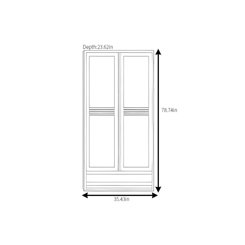 Simple Classic And Modern Wardrobe