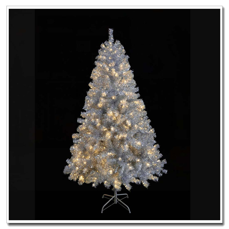 Arbre de Noël artificiel illuminé 6 pi, H 6 pi 