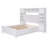 Ethil 4 Drawers Bookcase Platform Bed-1035593826-1047717054