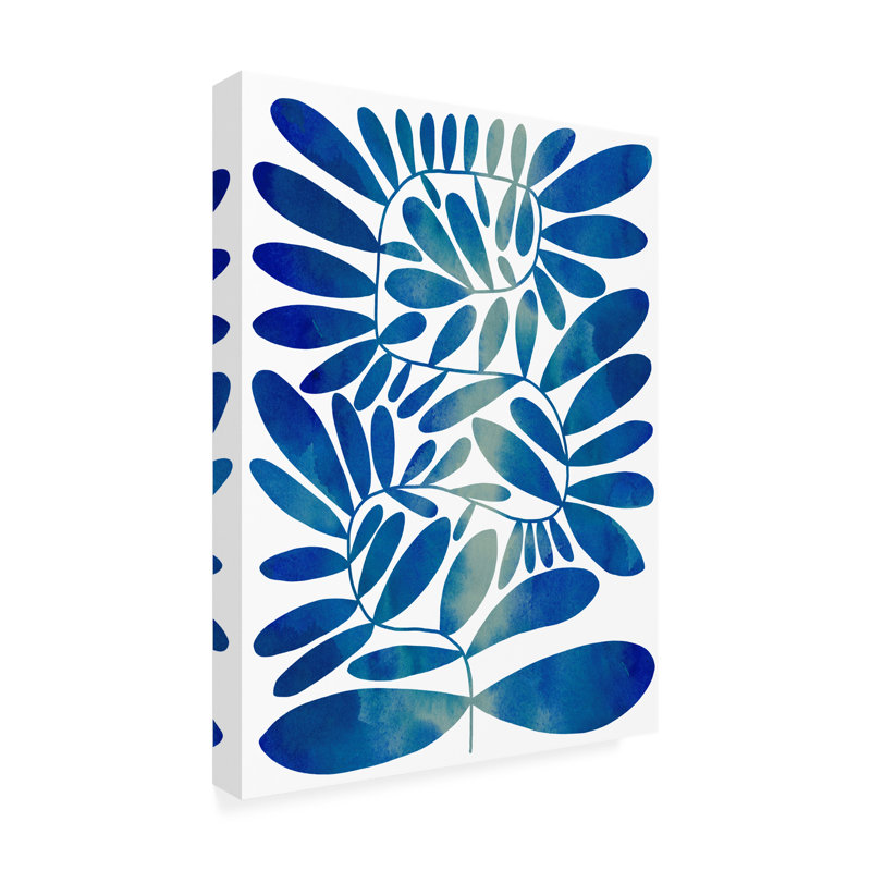 «Summer Sprig II» par Emma Caroline - impression sur toile tendue, H 19 po x l 14 po x P 2 po