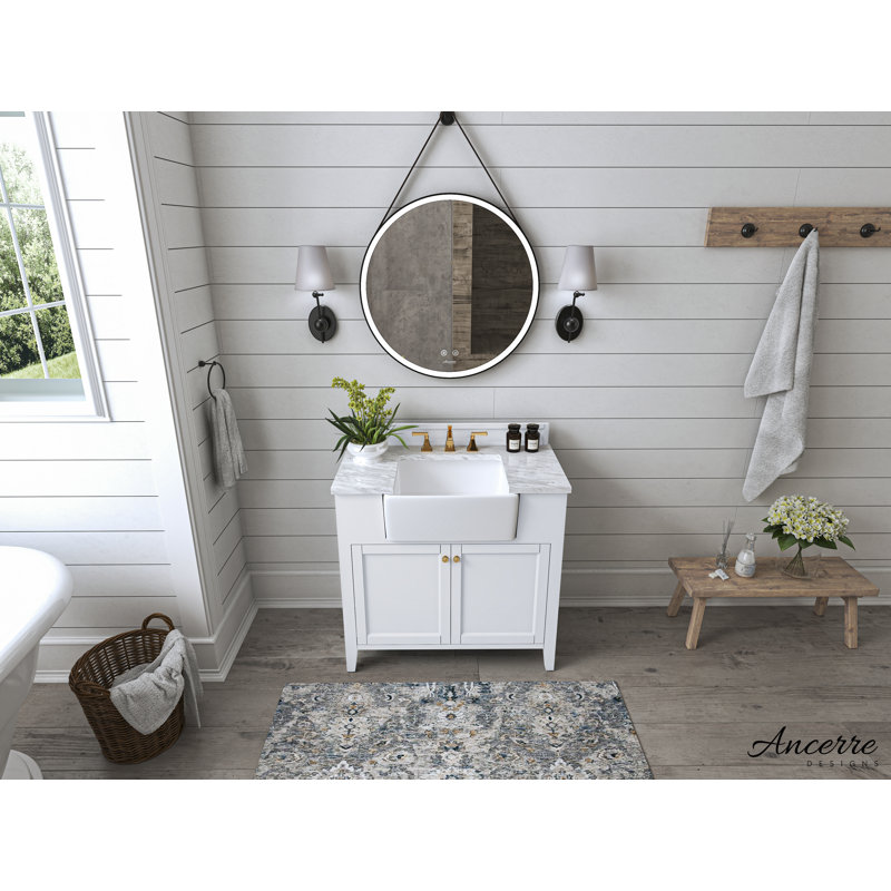 Adeline 36'' W Single Vanity, White