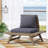 Dark Grey Furniture With - Padding And Spacious Seat Club Chair Upholstery --1945597592