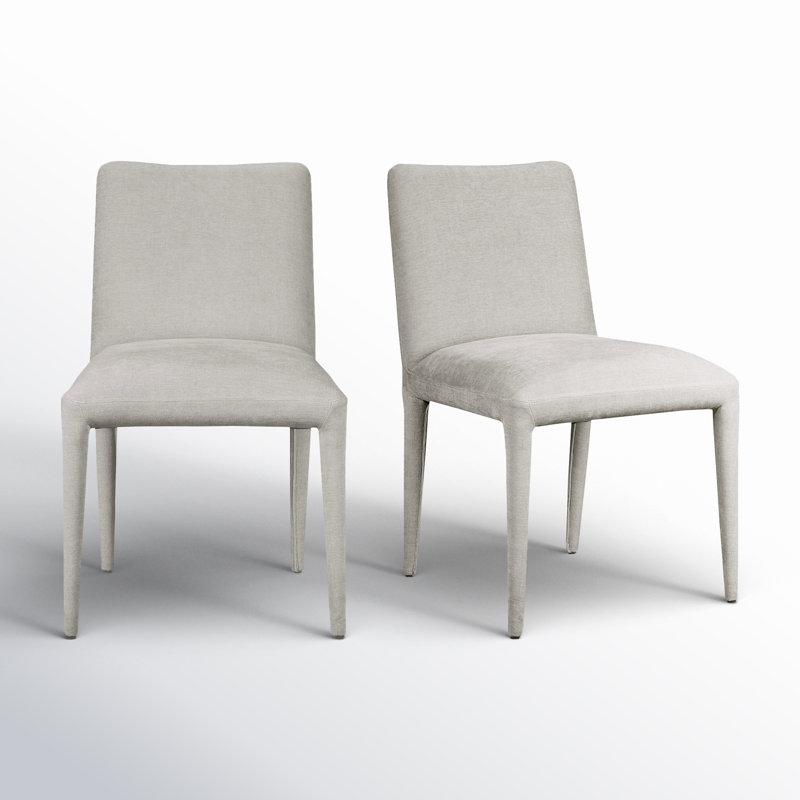 Calla Upholstered Dining Chair, Dove Performance Chenille