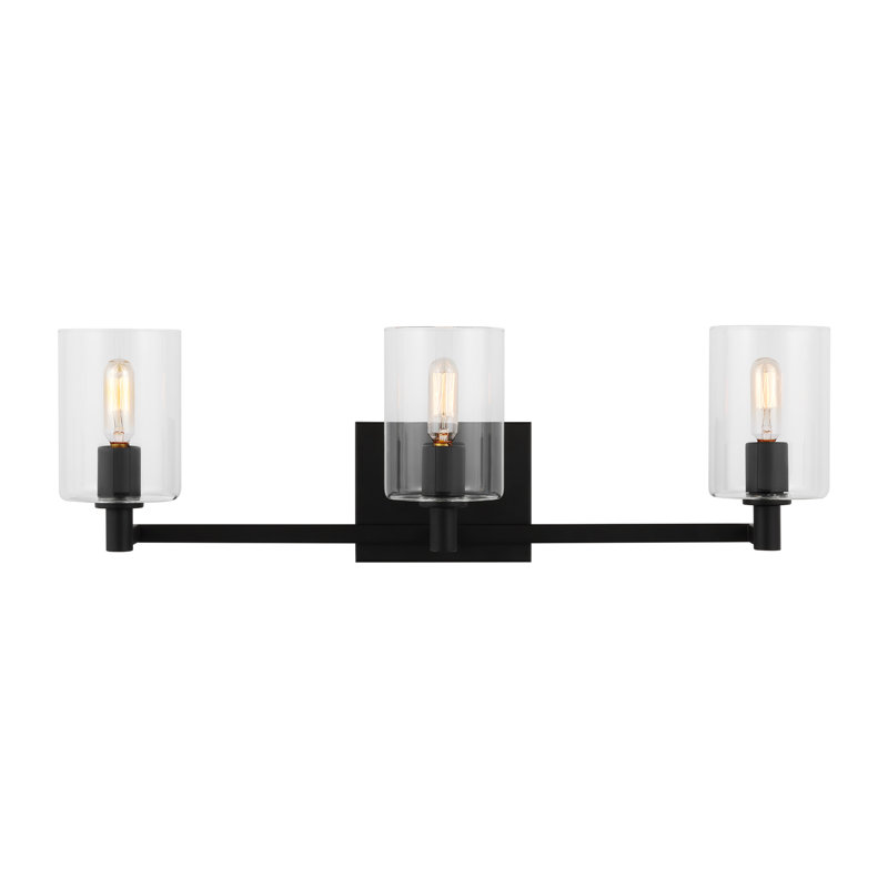 Fullton 3 - Light Vanity Light, Midnight Black