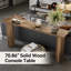 Table de vestibule en bois