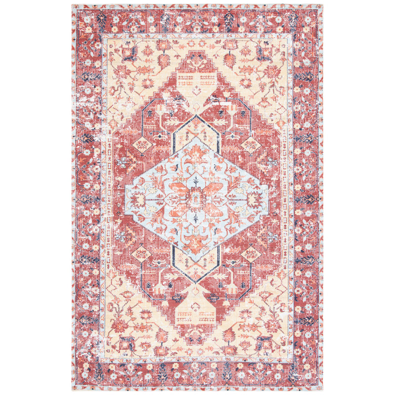 Fields Hand Loomed Performance Oriental Rug, Rectangle 5' x 8'