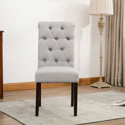 Chaise d'appoint rembourrée Alarik