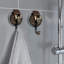 Crochets à ventouse robustes pour la douche et la salle de bain - Crochets à vide réutilisables avec une forte adhérence, aucun perçage requis, idéal pour les serviettes et les décorations-114491729