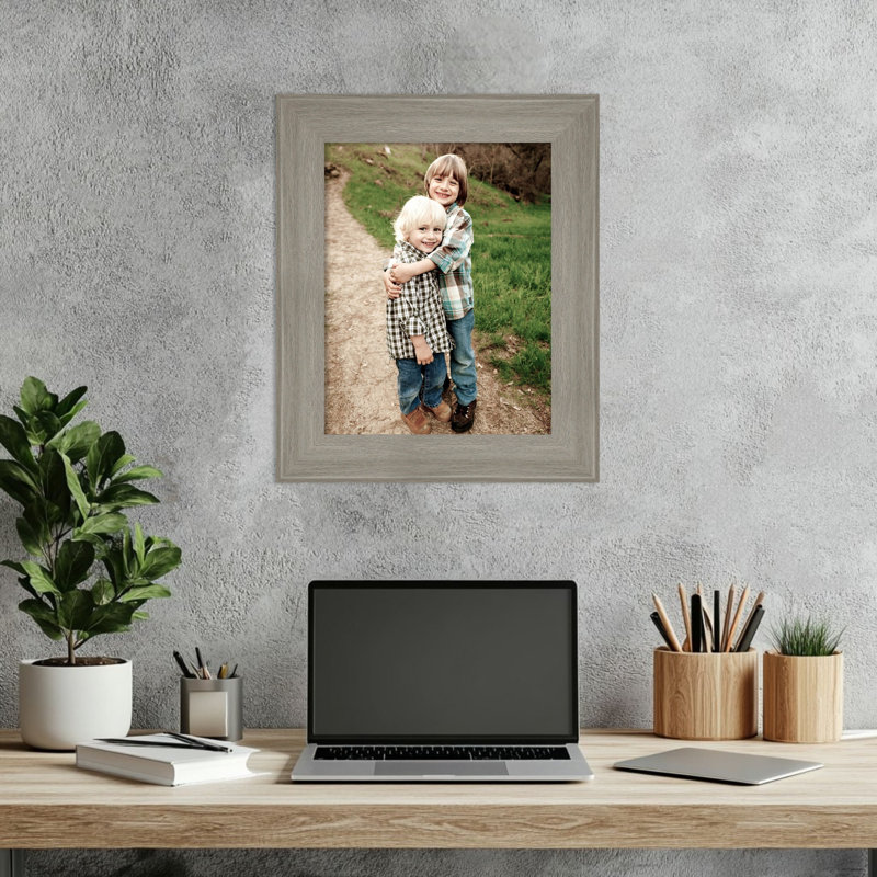 Grand Narrow Picture Frame, Grand Greywash Narrow, 11x14