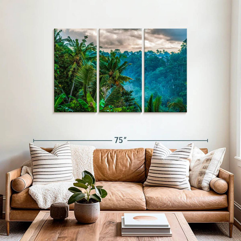 Alvord, forêt de palmiers tropicaux d'Ubud, H 36 po x l 57 po