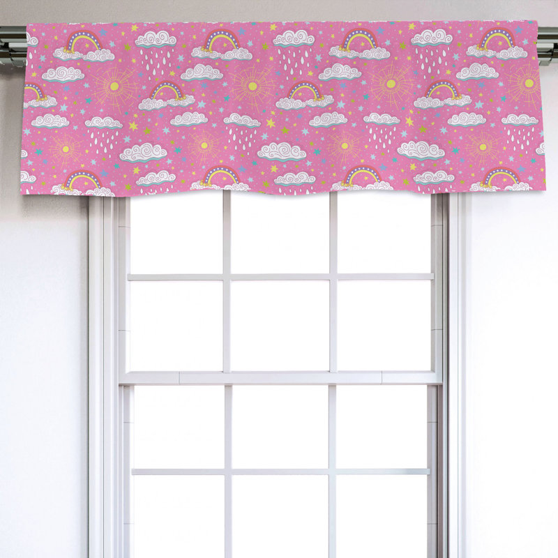 Sateen Ruffled Window Valance
