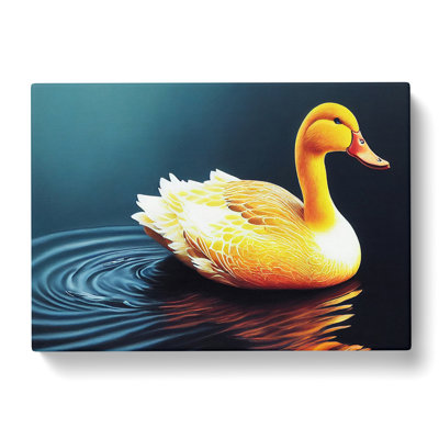Masterful Duck - Wrapped Canvas