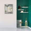 «Attic Bathroom 1 Grey Wood» par Silvia Vassileva, art mural sur toile-1082422445
