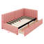 Lit de rangement rembourré Ninette-1032227475