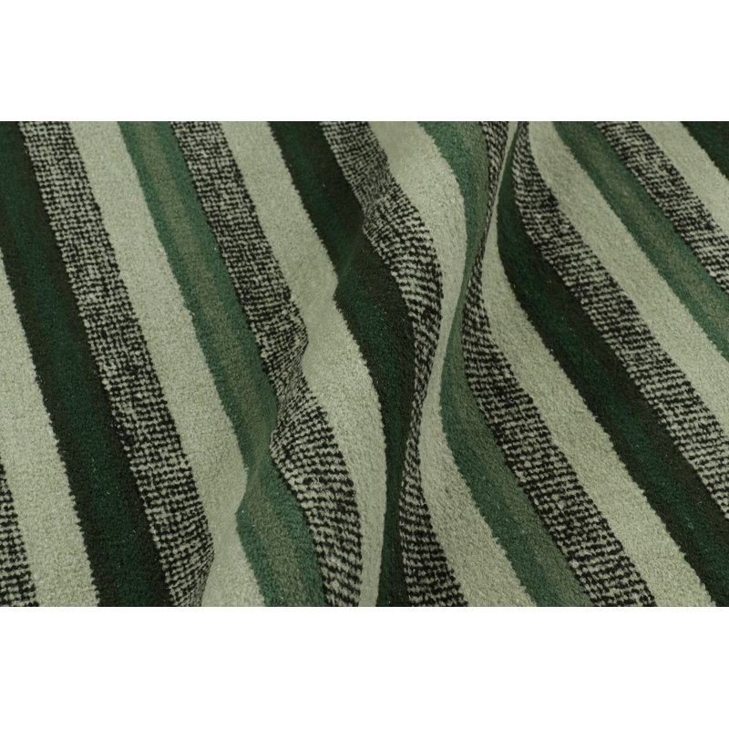 Scandinavian Wool Geometric Area Rug, Rectangle 5' x 7'