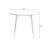 Walnut&Black Round Solid Wood Dining table-1973062714