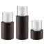 3 Piece Iron Tabletop Hurricane Holder Set