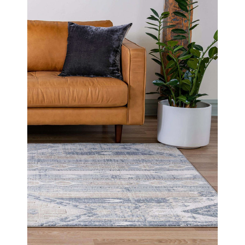Wenden Ikat Indoor Rug, Square 8'