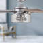 Ventilateur de plafond 52 po avec lumières DEL et télécommande Carnegie-909926754