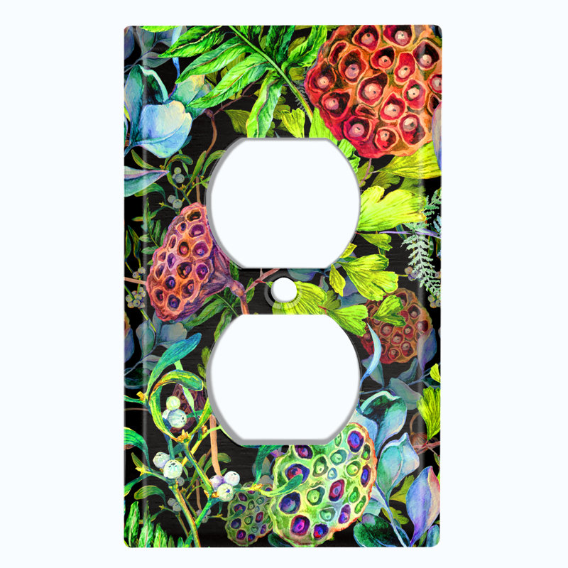 Plaque murale à prise double