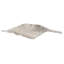 Plateau décoratif à feuille abstraite en aluminium allongée Chane-23072190